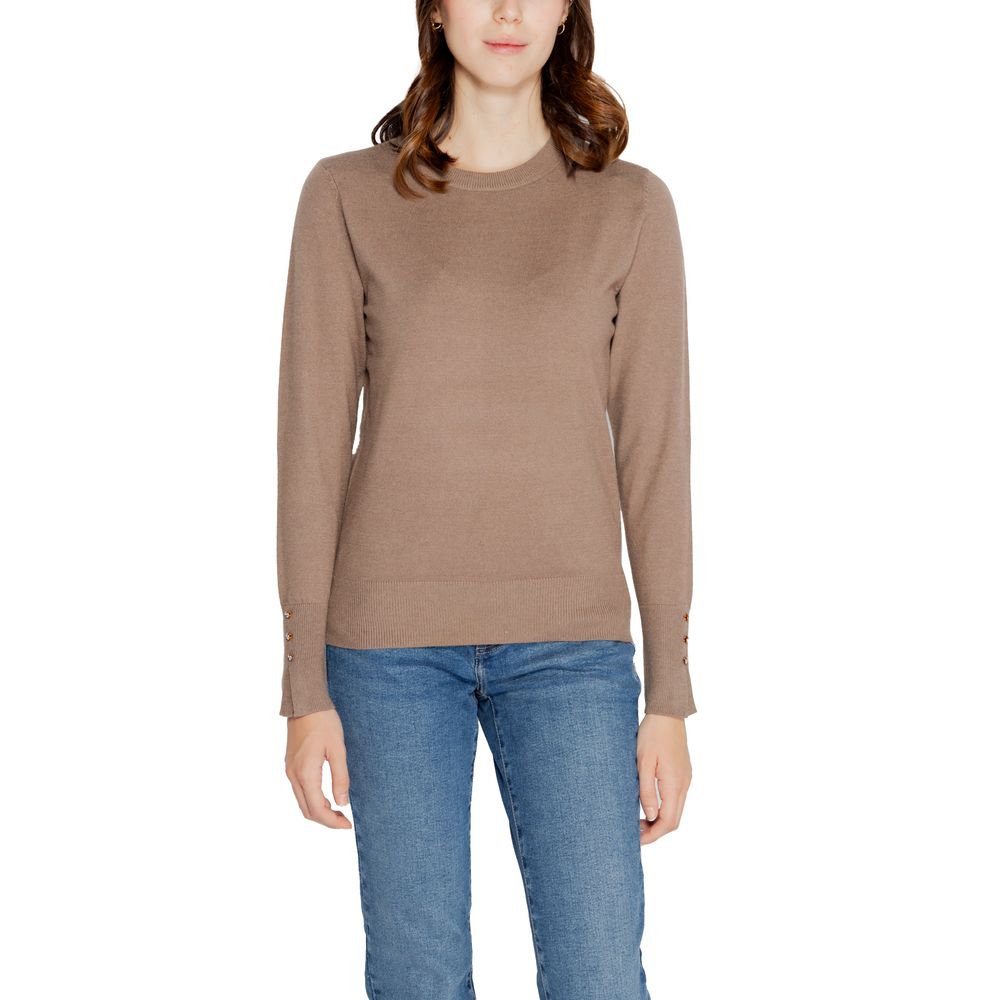 Beige Viscose Sweatshirt