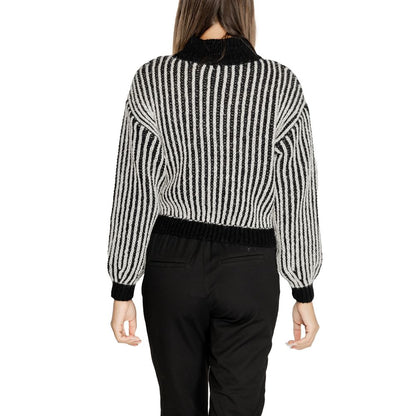 Black Polyester Sweatshirt