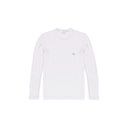 White Modal Long Sleeve T-Shirt
