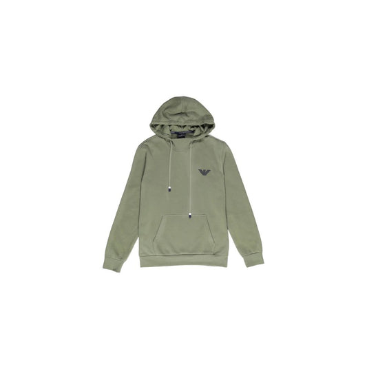 Green Cotton Hoodie