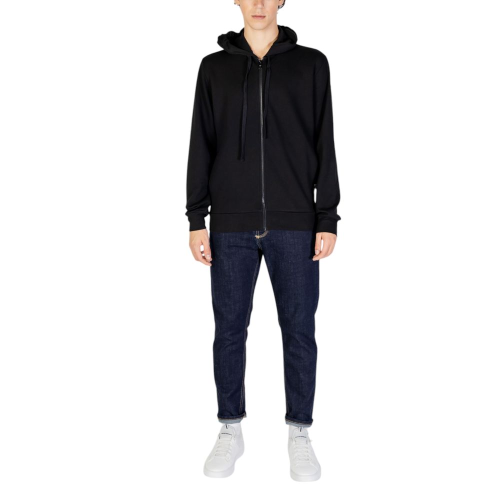 Black Polyester Hoody