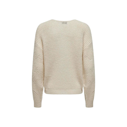 Cream Marabou Sweatshirt