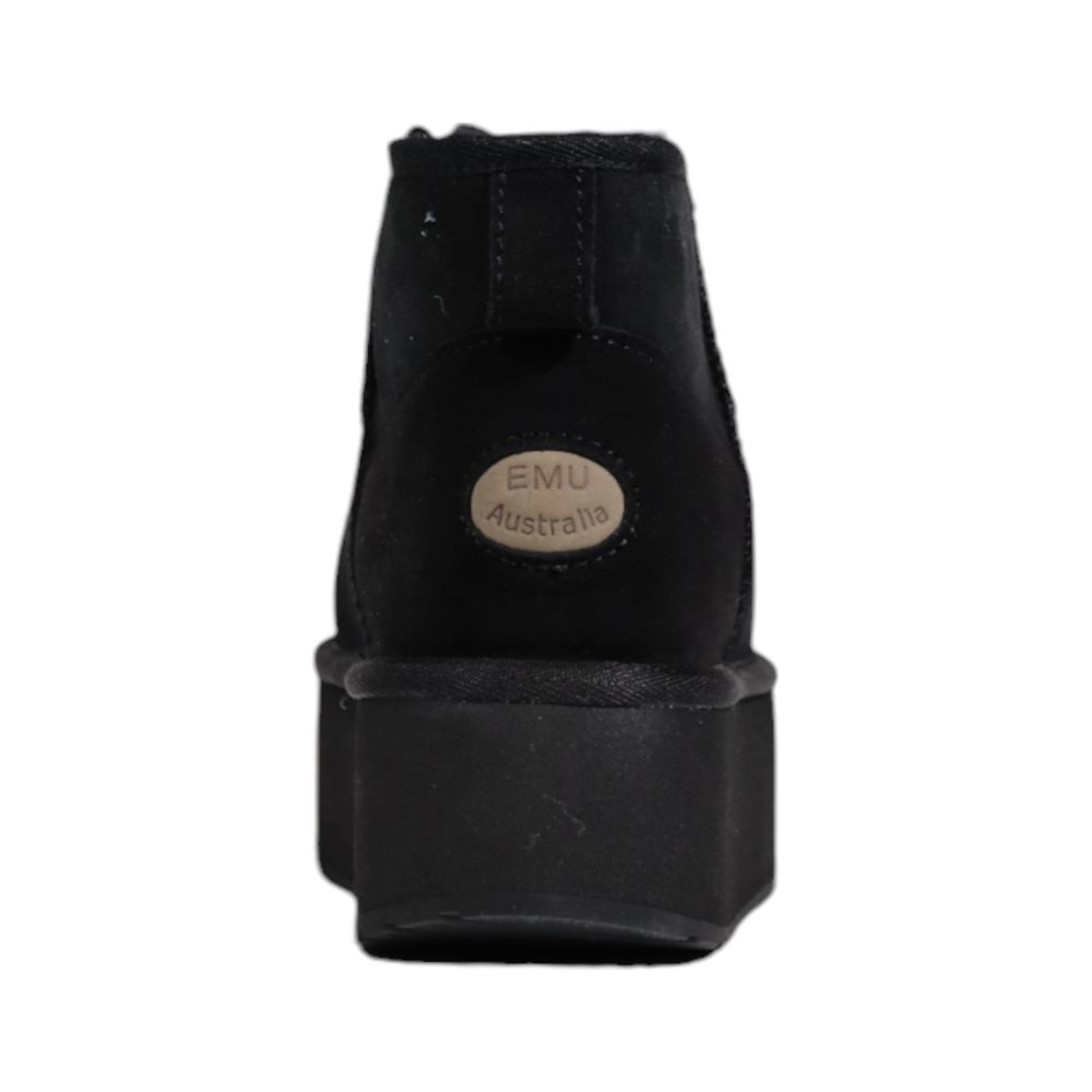 Black Leather Ankle Boots