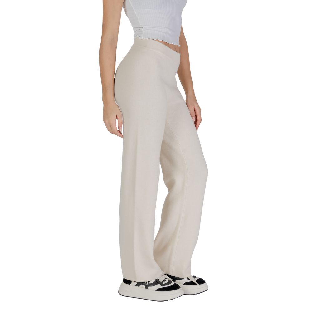 Cream Viscose Pant