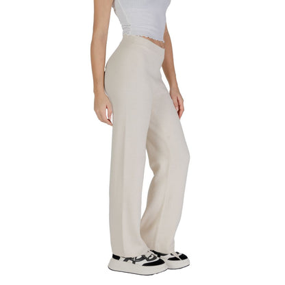 Cream Viscose Pant