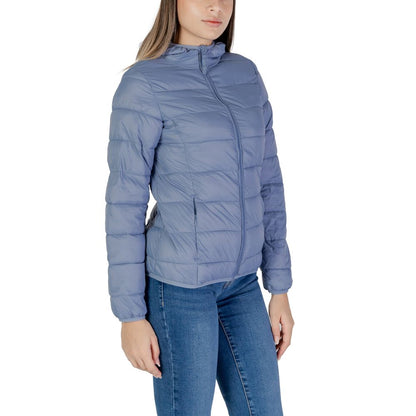 Blue Nylon Coat