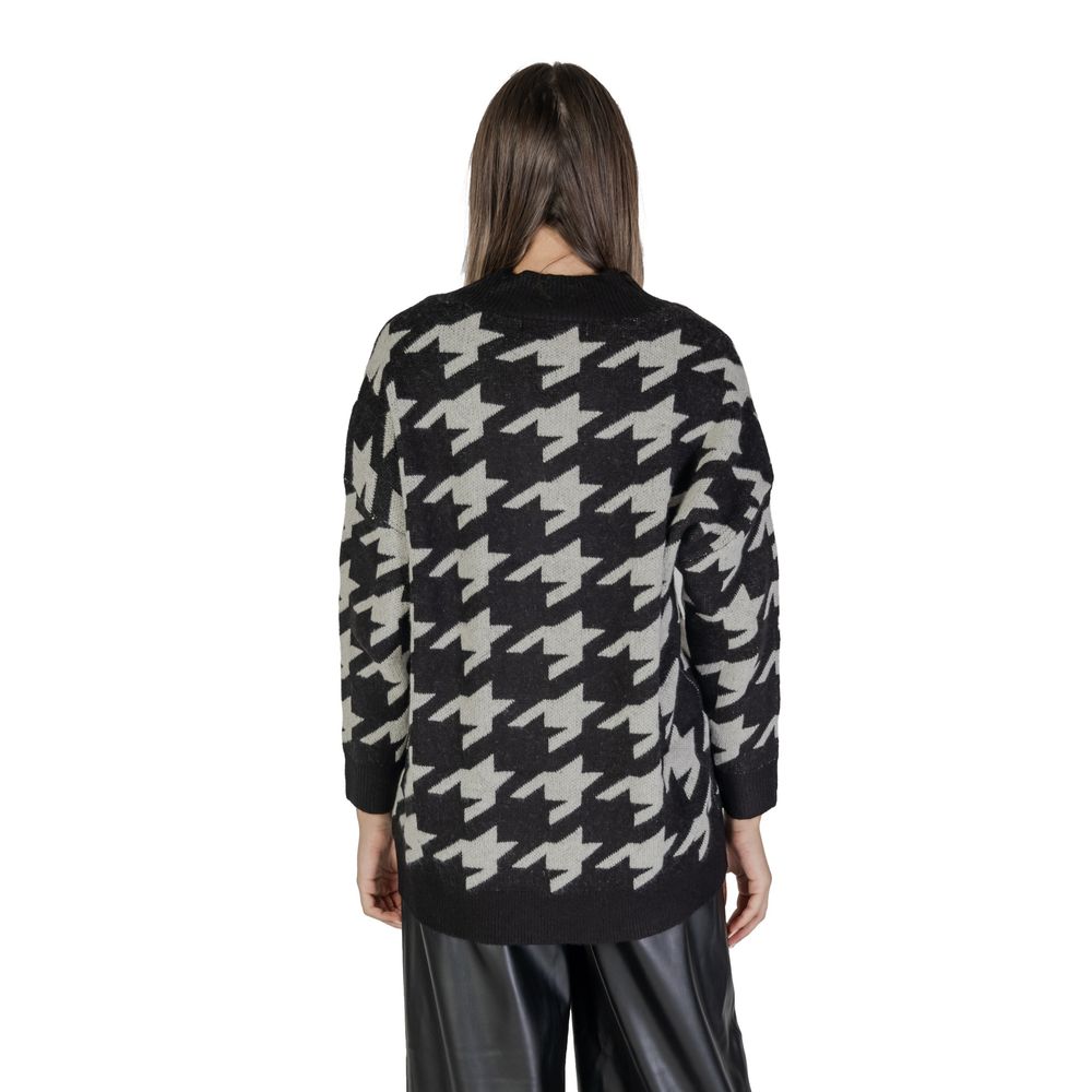 Black And White Marabou Cardigan