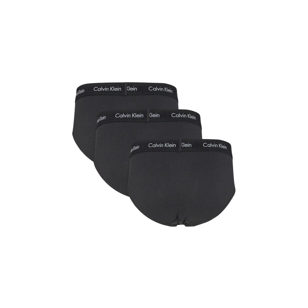 Black Elastane Briefs