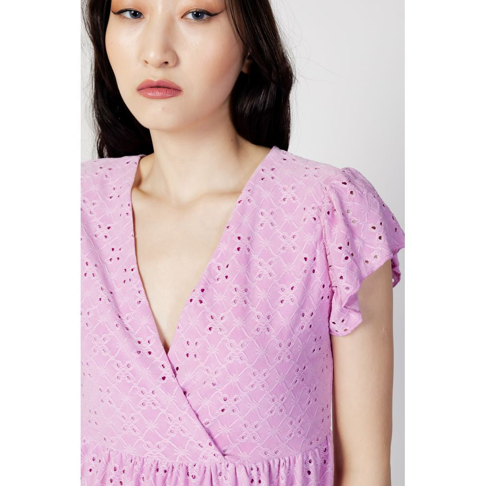 Multicolor Polyethylene Short Dress