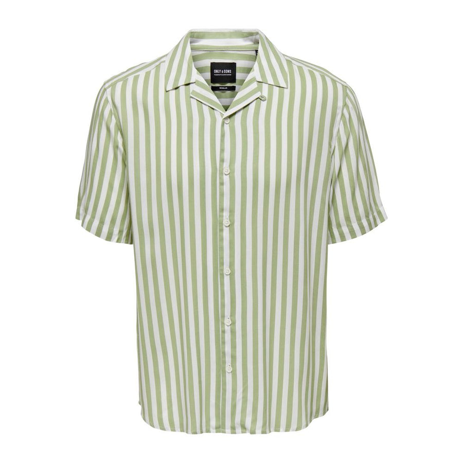 Green Viscose Shortsleeve Shirt