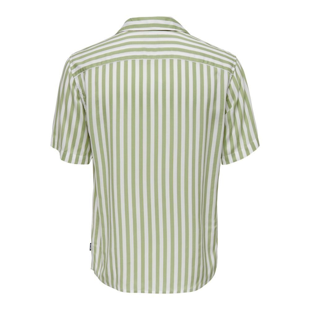 Green Viscose Shortsleeve Shirt