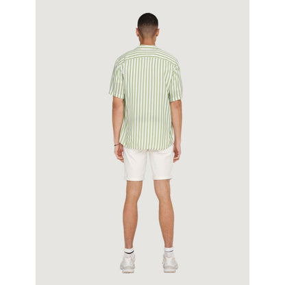 Green Viscose Shortsleeve Shirt