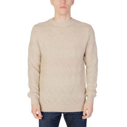 Beige Marabou Sweatshirt