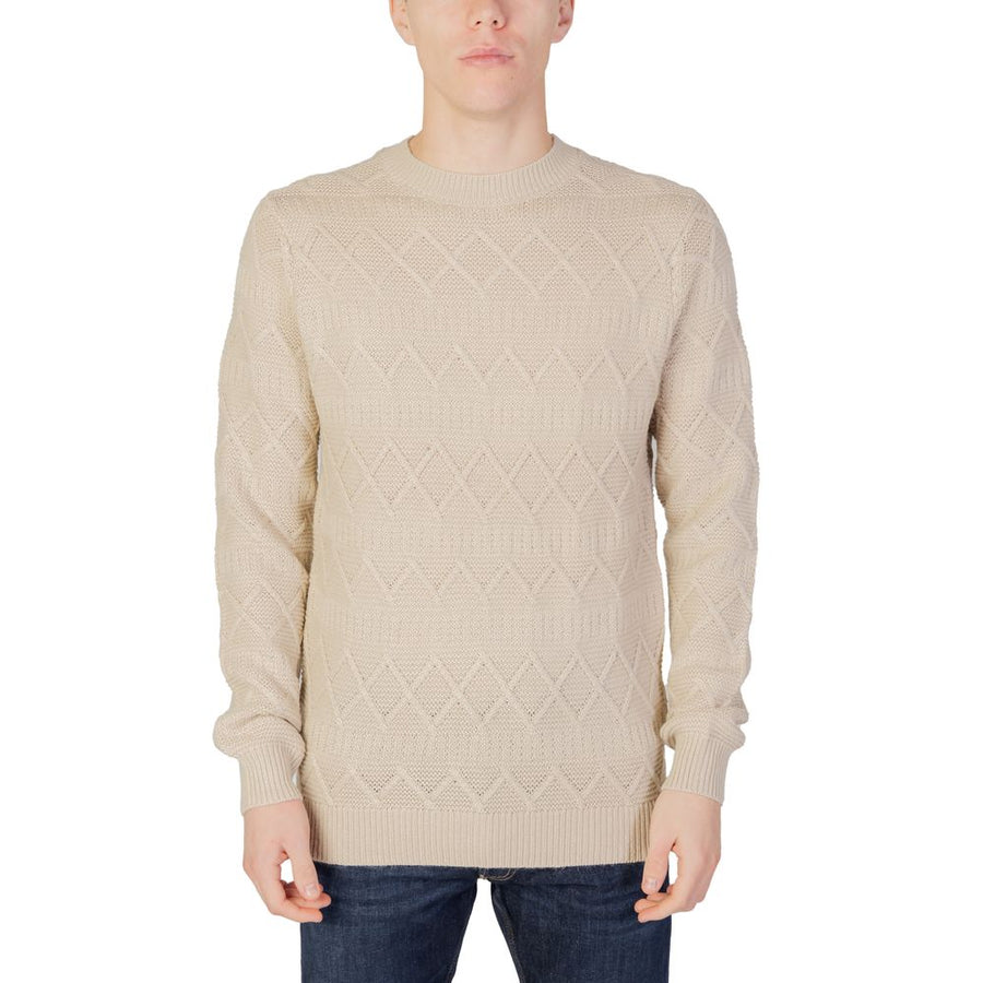 Beige Marabou Sweatshirt