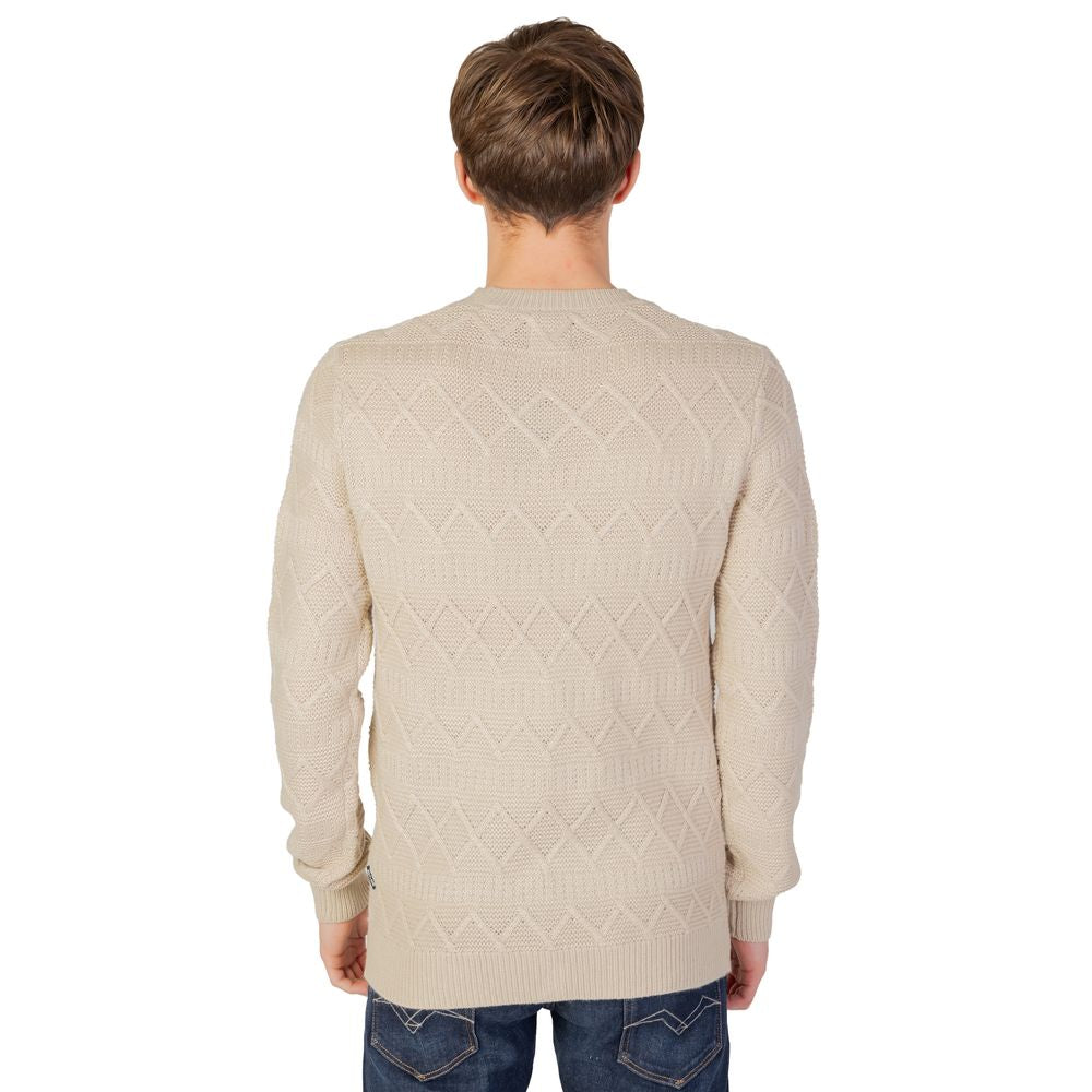 Beige Marabou Sweatshirt