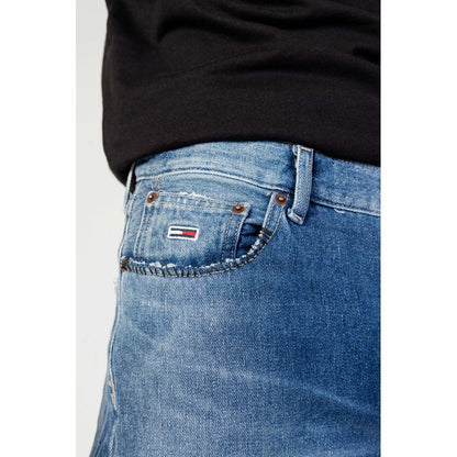 Blue Cotton Slim Fit Jeans