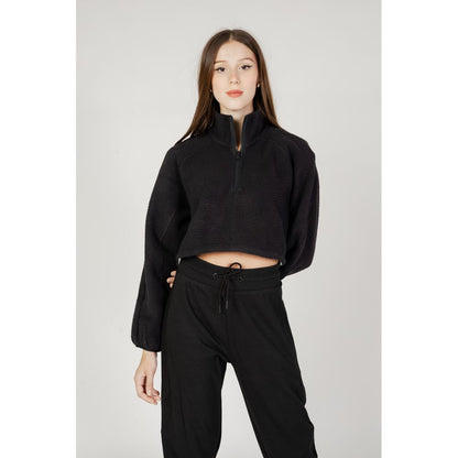 Black Polyester Sweatshirt