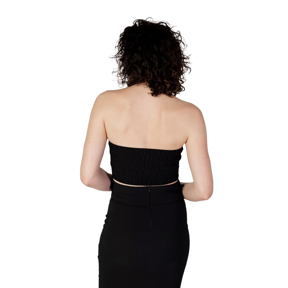 Black Polyester Top