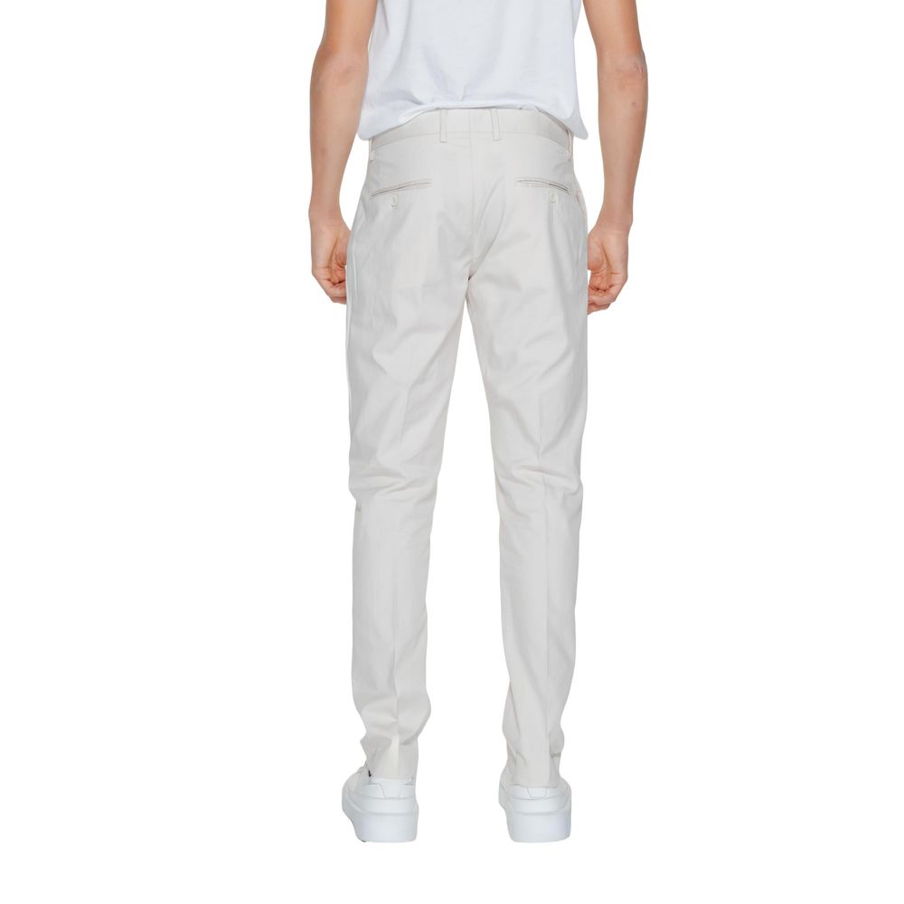 Beige Cotton Pant