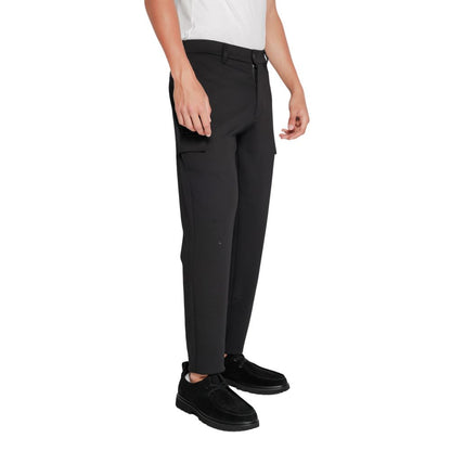 Black Recycled Polyester Joggers (Workout Pants)