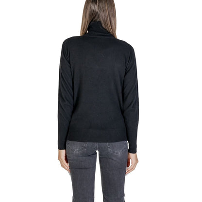 Black Viscose Turtleneck