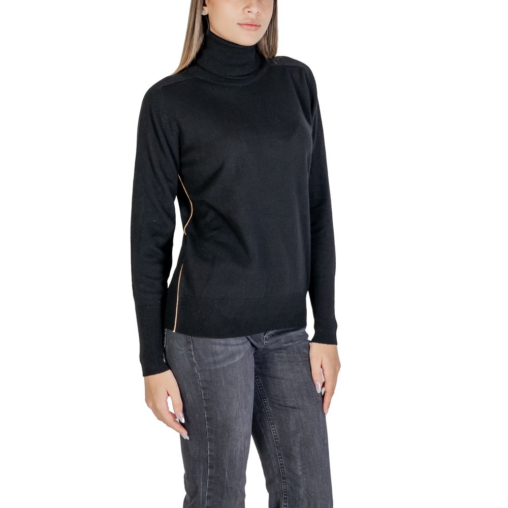 Black Viscose Turtleneck