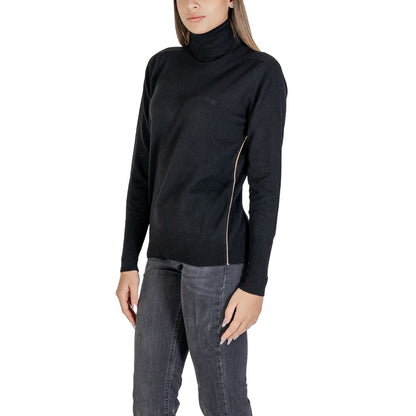 Black Viscose Turtleneck
