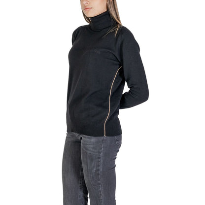 Black Viscose Turtleneck