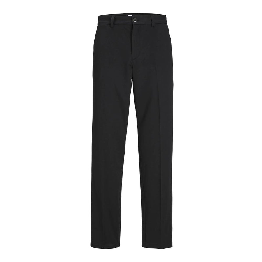Black Recycled Polyester Casual Pants