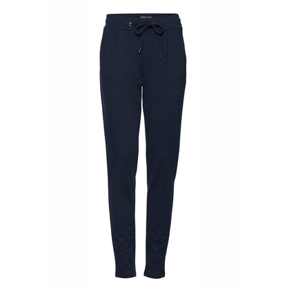 Blue Polyester Pant
