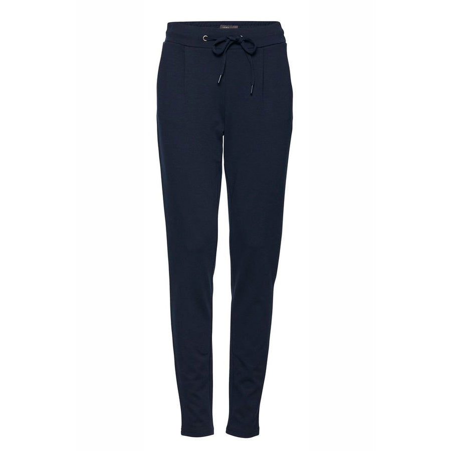 Blue Polyester Pant
