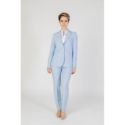 Blue Polyester Blazer