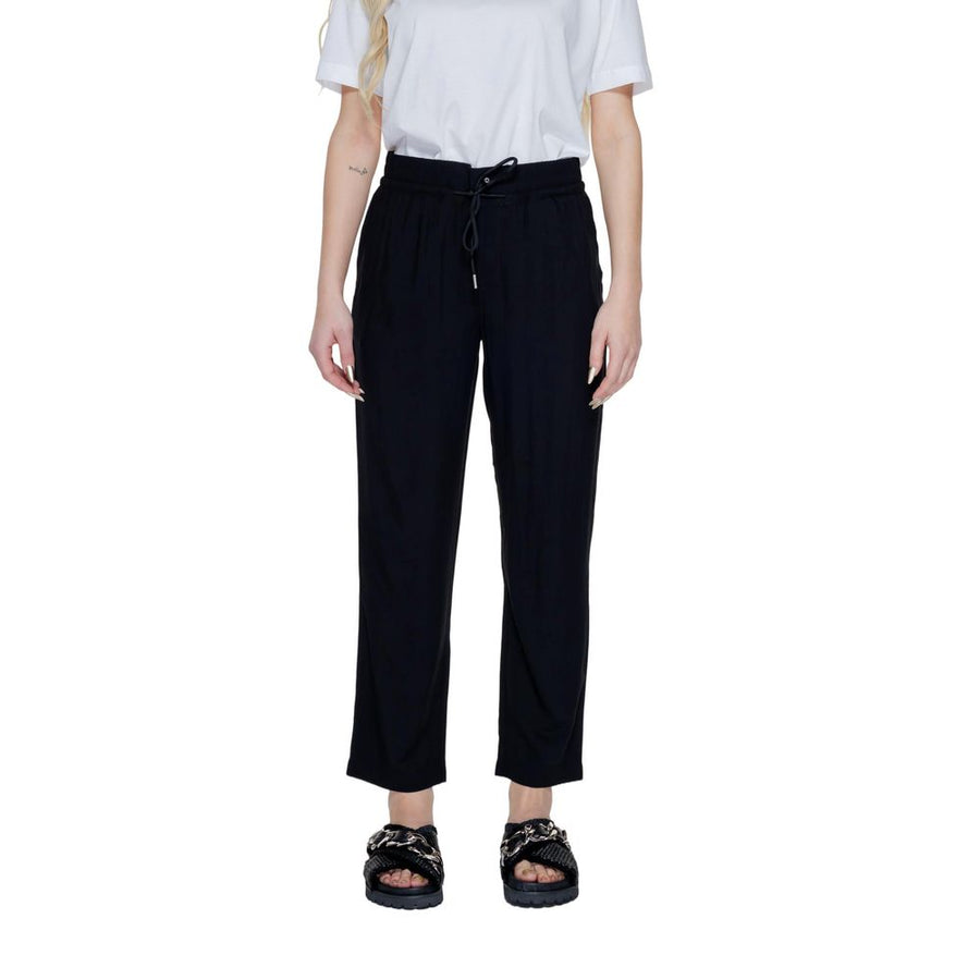 Black Viscose Pant