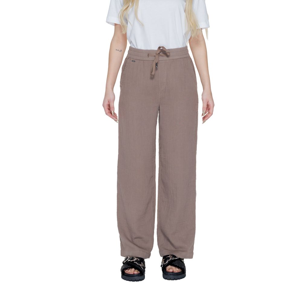 Brown Cotton Pant