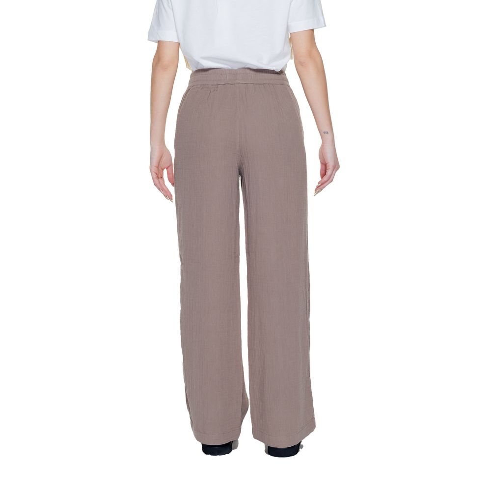 Brown Cotton Pant