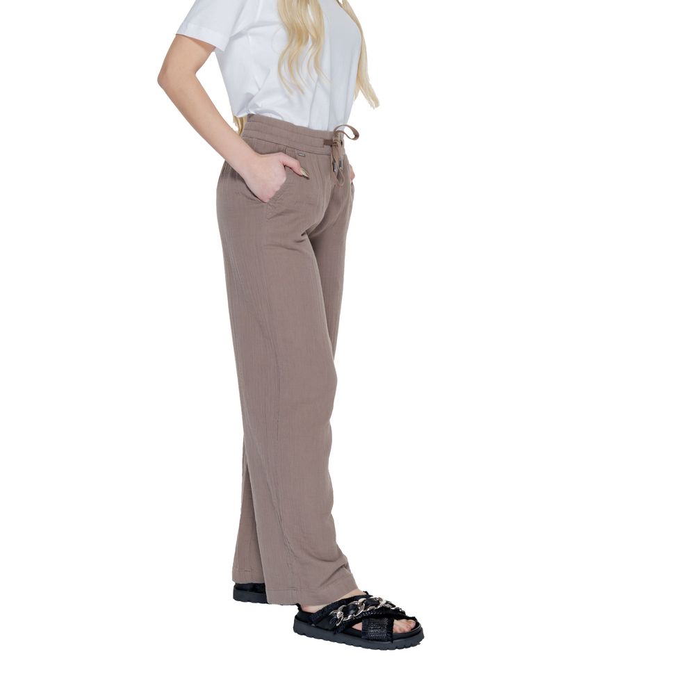 Brown Cotton Pant