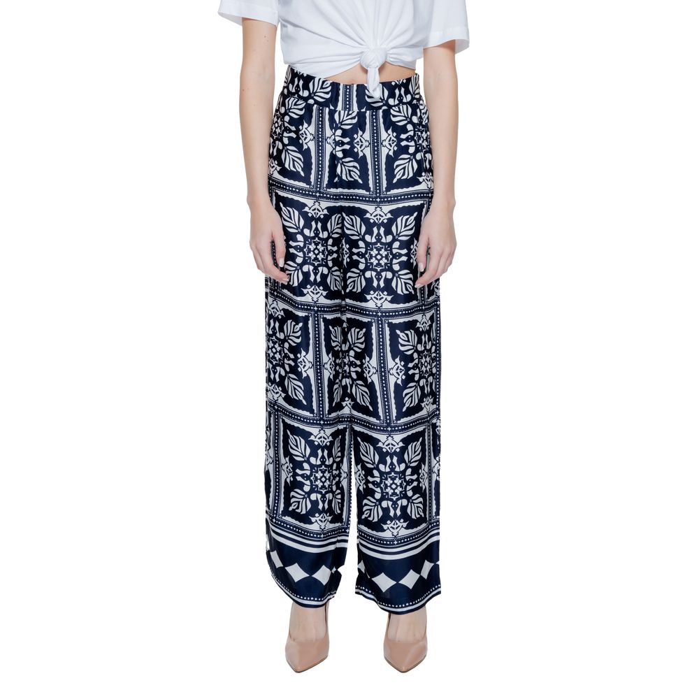 Blue Viscose Pant