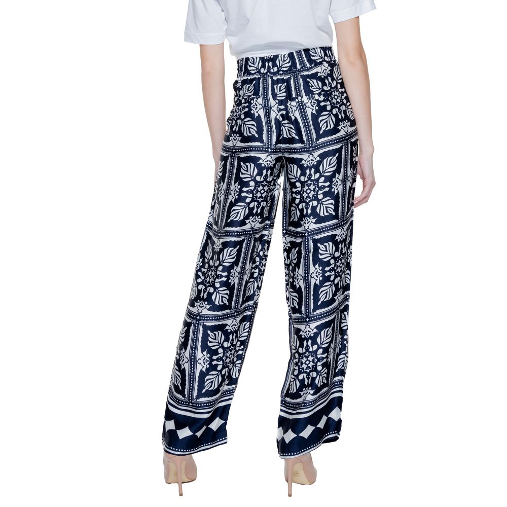 Blue Viscose Pant
