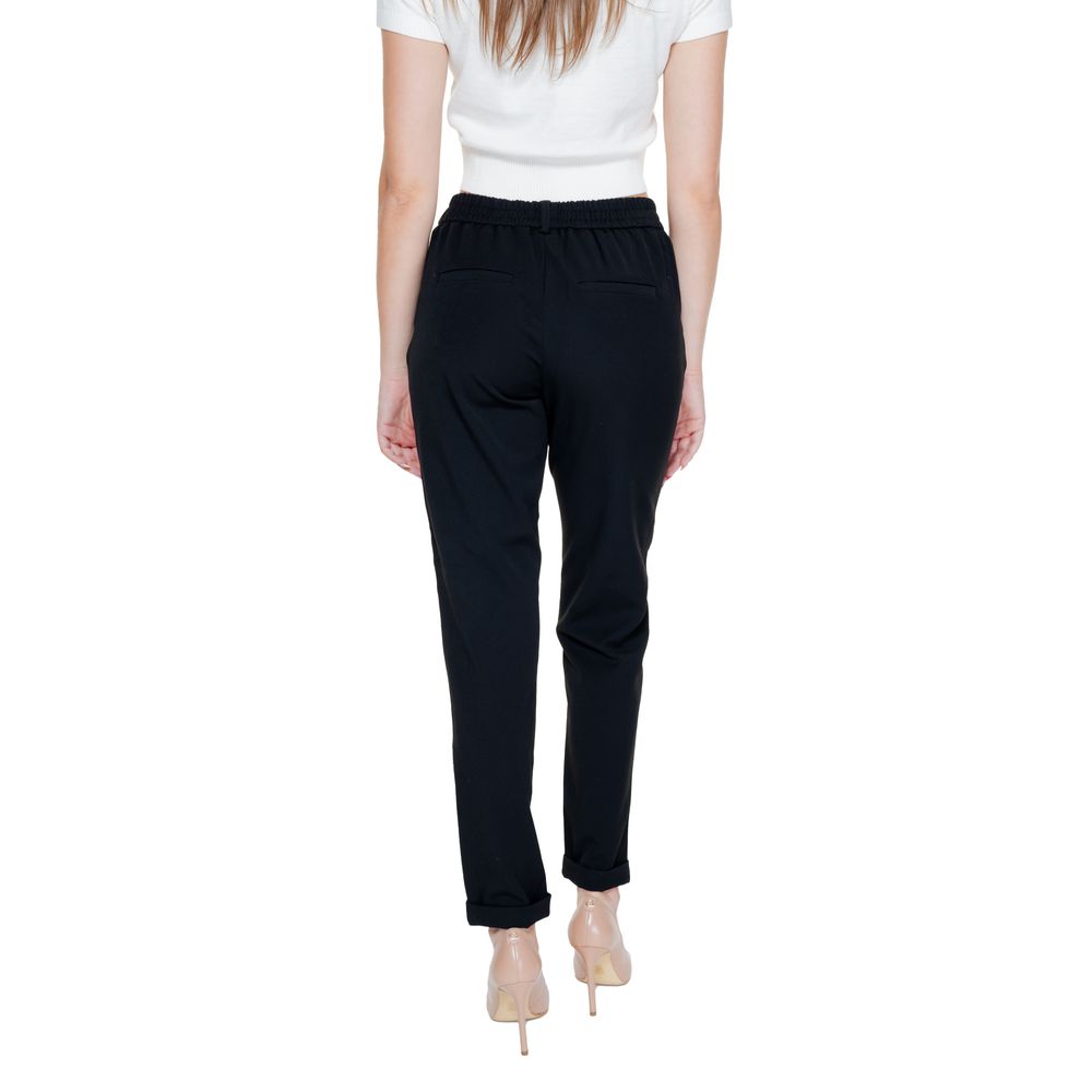 Black Polyester Pant