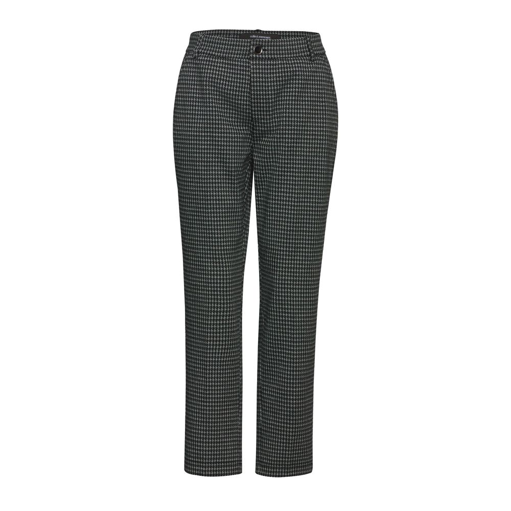 Green Polyester Chino Pants