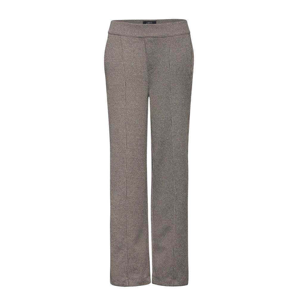 Black Viscose Casual Pants