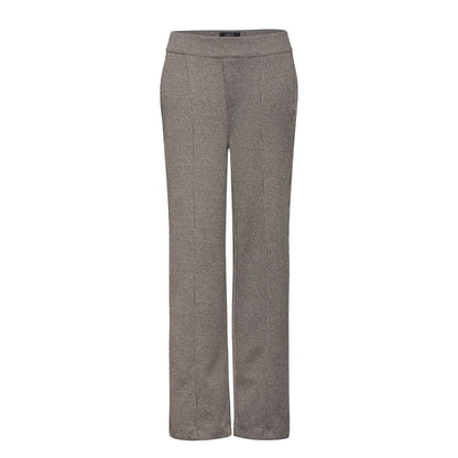 Black Viscose Casual Pants