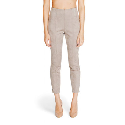 Gray Polyester Leggings