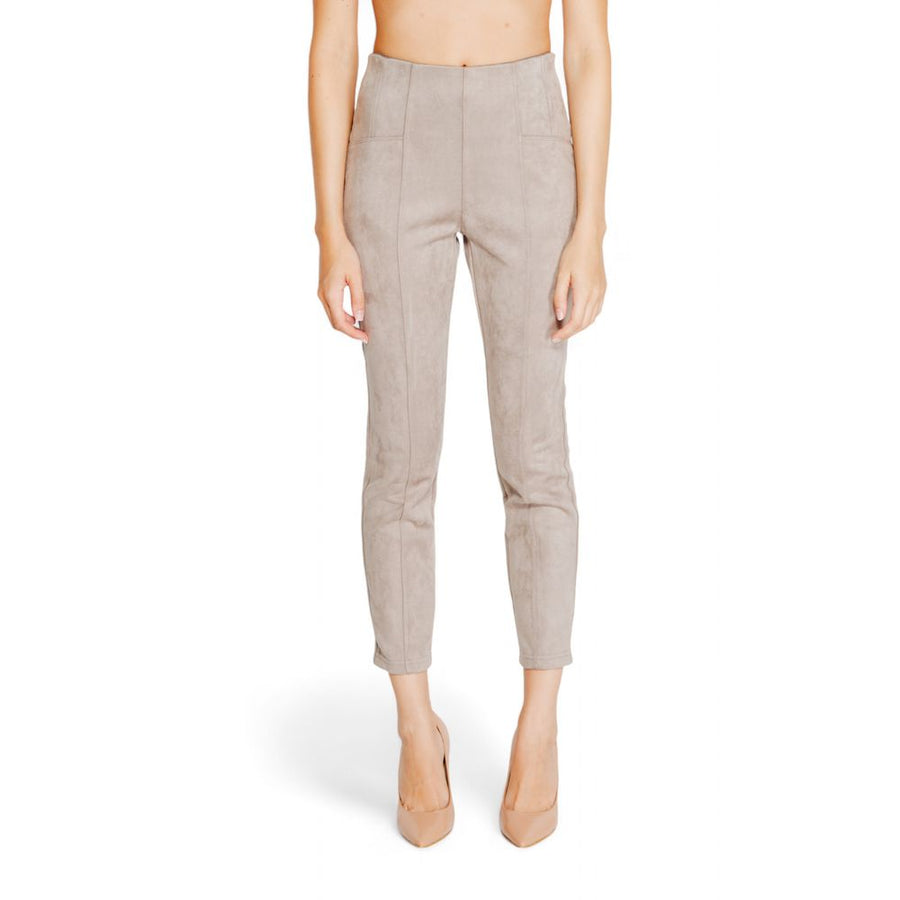 Gray Polyester Leggings