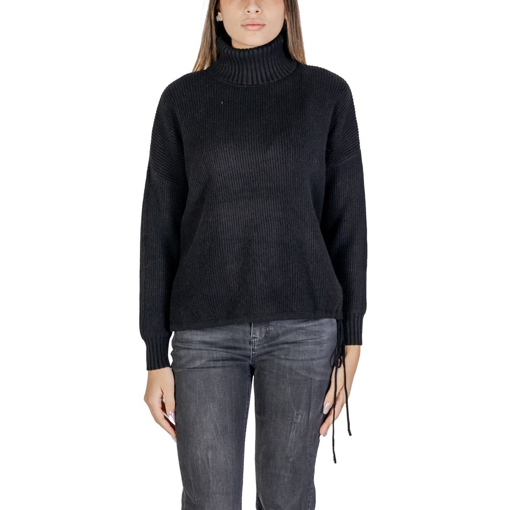 Black Viscose Turtleneck