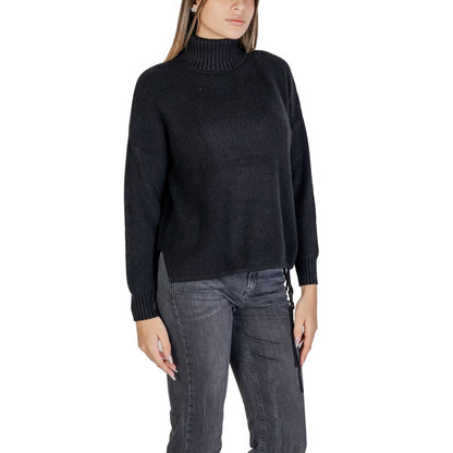 Black Viscose Turtleneck