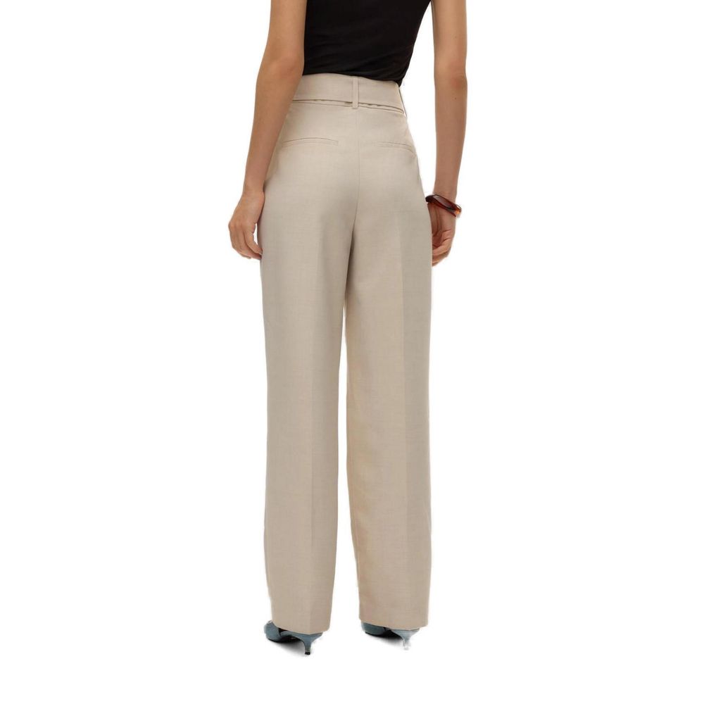 Gray Polyester Pant