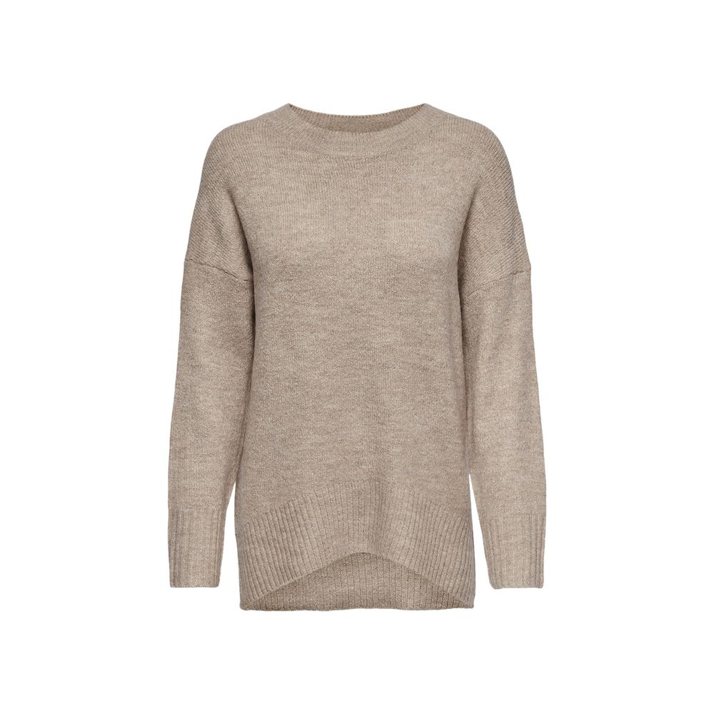 Beige Marabou Sweatshirt