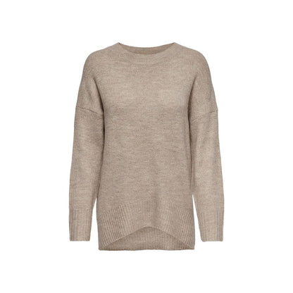 Beige Marabou Sweatshirt