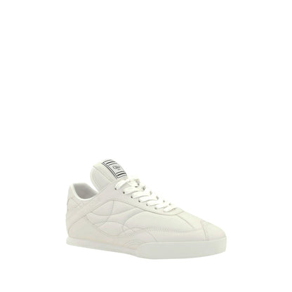 White Calf Leather Bos Taurus Low Top Sneakers